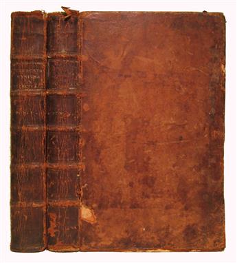 CUDWORTH, RALPH.  Systema intellectuale huius universi; seu, De veris naturae rerum originibus commentarii.  2 vols.  1733